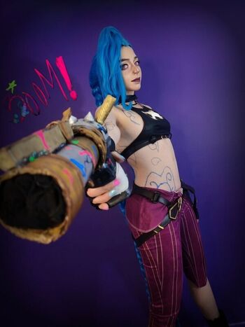 Full leaked Jinx cosplay arcane private onlyfans photo